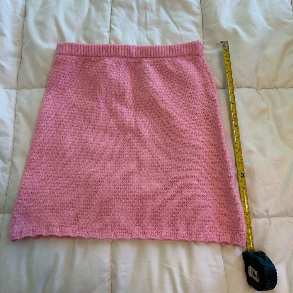 Free People Pink Knit Women's Skirt